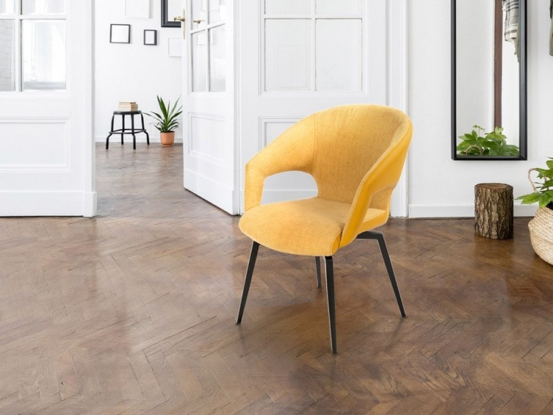 Chaise pivotante bi-matière MISTRAL 