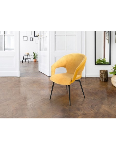 Chaise pivotante bi-matière MISTRAL 