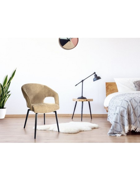 Chaise pivotante bi-matière MISTRAL 