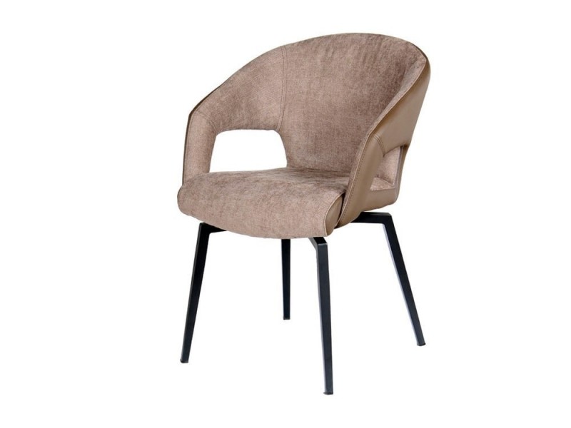 Chaise pivotante bi-matière MISTRAL 