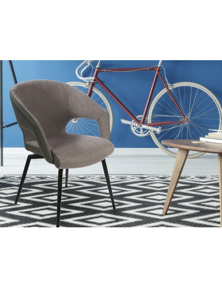 Chaise pivotante bi-matière MISTRAL 