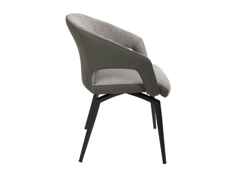 Chaise pivotante bi-matière MISTRAL 