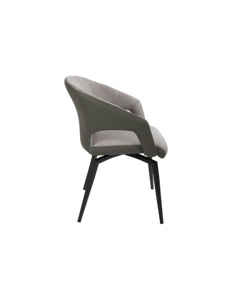 Chaise pivotante bi-matière MISTRAL 