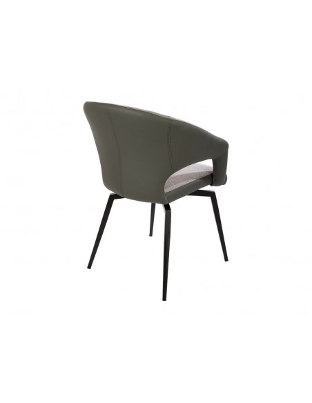 Chaise pivotante bi-matière MISTRAL 