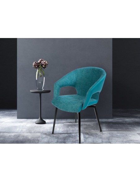 Chaise pivotante bi-matière MISTRAL 