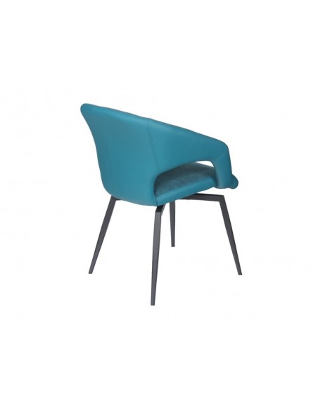 Chaise pivotante bi-matière MISTRAL 