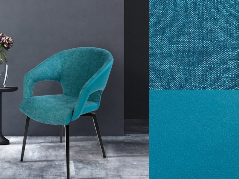 Chaise pivotante bi-matière MISTRAL 
