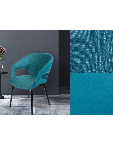 Chaise pivotante bi-matière MISTRAL 