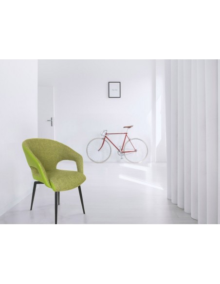 Chaise pivotante bi-matière MISTRAL 