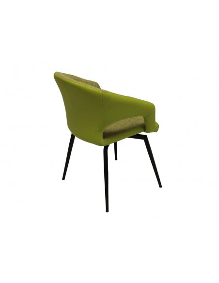 Chaise pivotante bi-matière MISTRAL 
