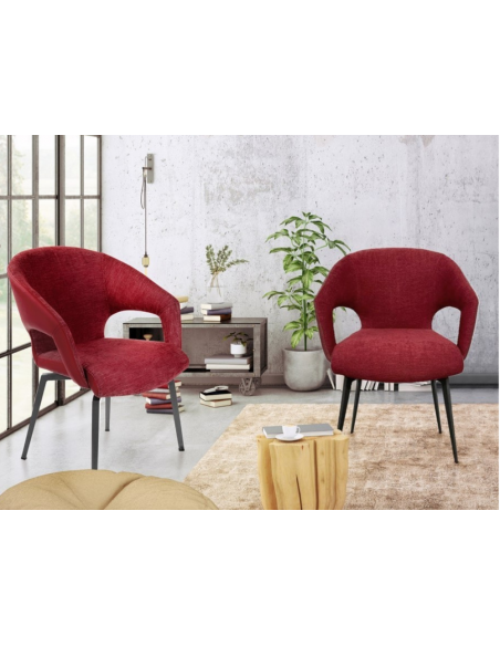 Chaise pivotante bi-matière MISTRAL 