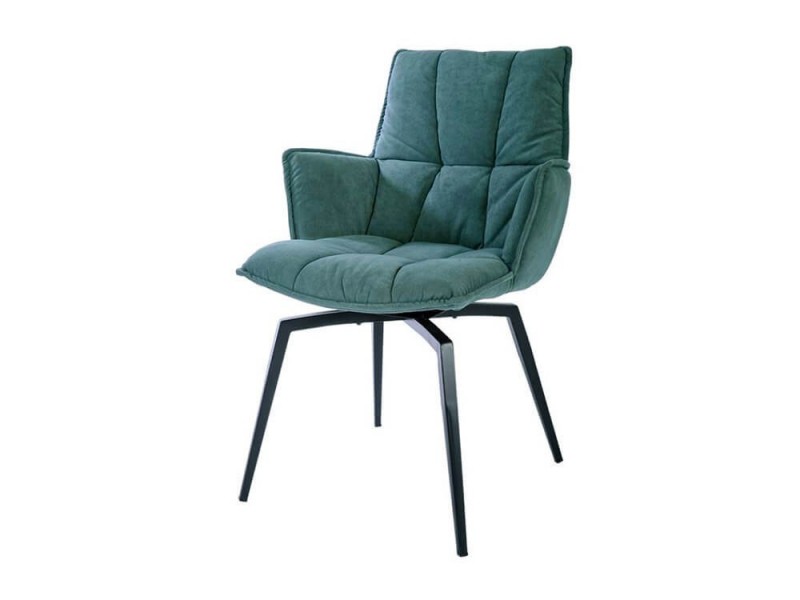 Chaise pivotante en velours SIROCCO 