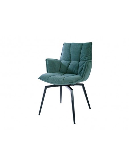 Chaise pivotante en velours SIROCCO 