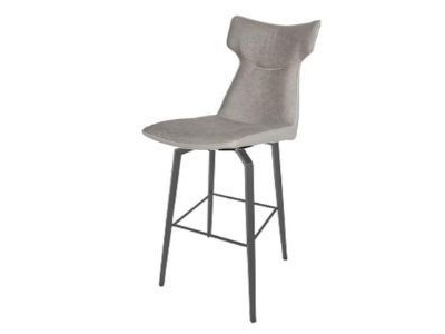Tabouret de bar Tampico en bi matière tissu et PU  2