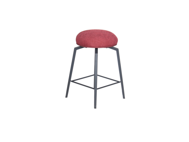 Tabouret de bar Macaron en tissu 