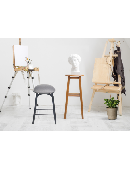 Tabouret de bar Macaron en tissu 