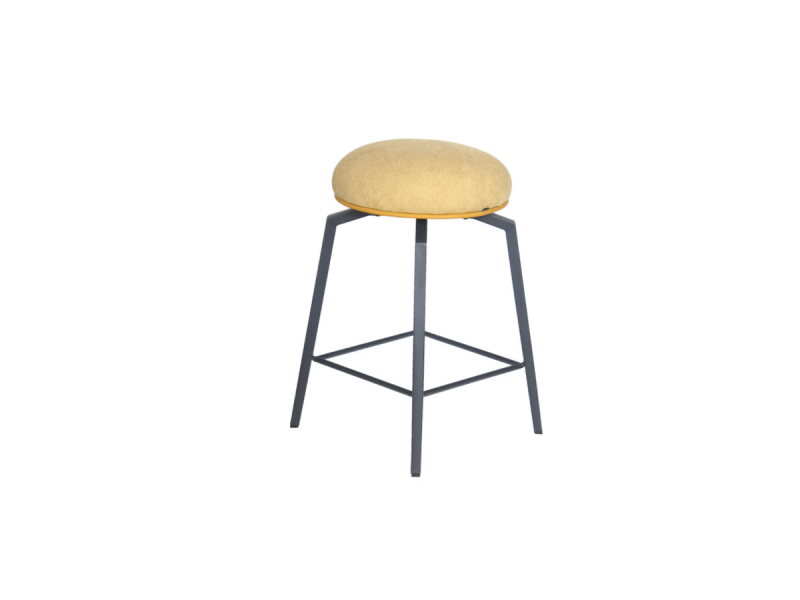 Tabouret de bar Macaron en tissu 