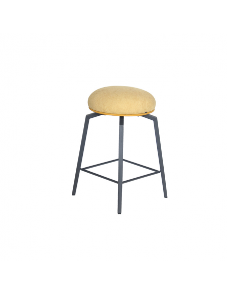 Tabouret de bar Macaron en tissu 