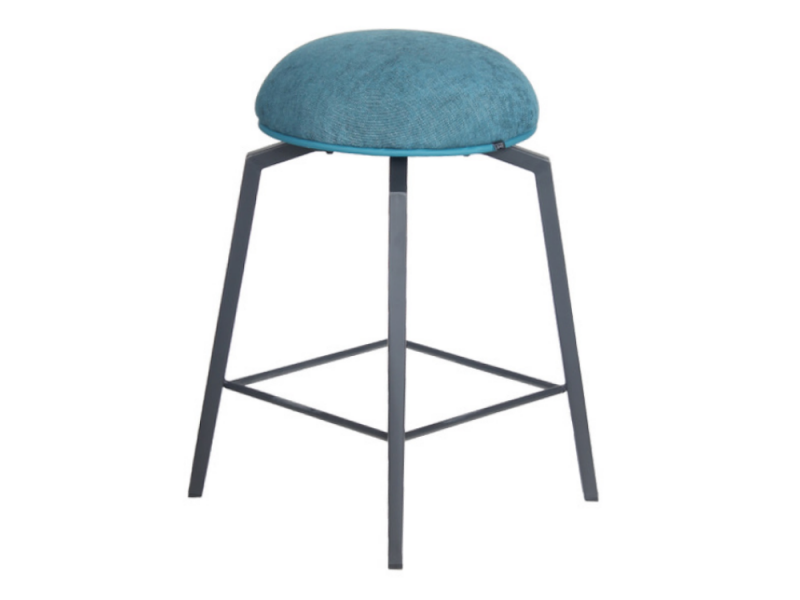 Tabouret de bar Macaron en tissu 