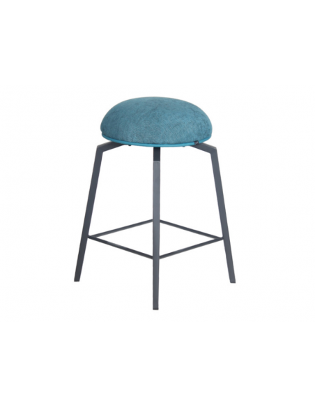 Tabouret de bar Macaron en tissu 