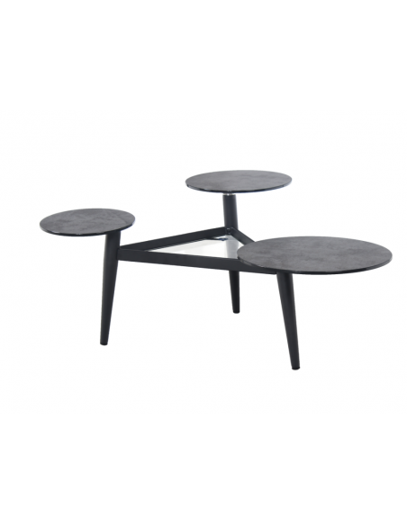 Table basse Zebulon en Verre Céramique 