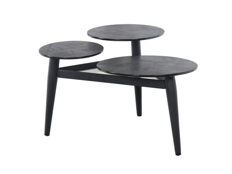 Table basse Zebulon en Verre Céramique 