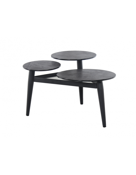 Table basse Zebulon en Verre Céramique 