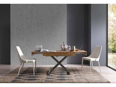 VIZZANOVA - Table relevable 2 allonges en bout  2