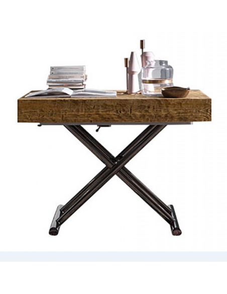 VIZZANOVA - Table relevable 2 allonges en bout 