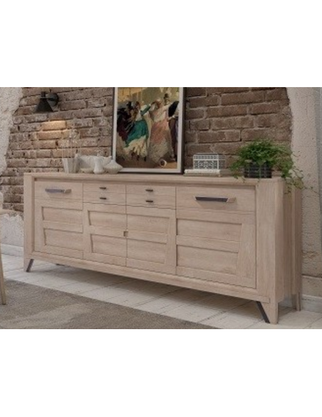 CAMPANA - Enfilade 4 portes 2 tiroirs 