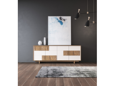 LAURENTZ - Buffet 4 portes avec tiroir interieur  2