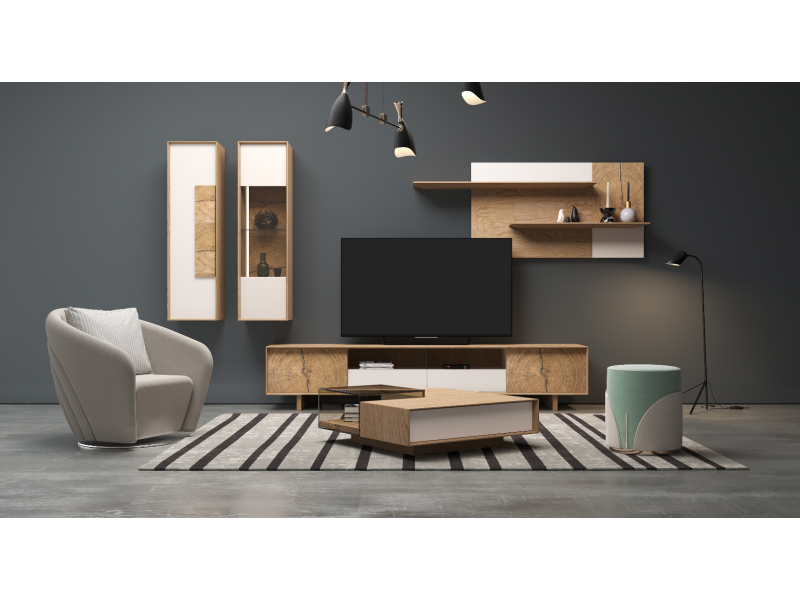 LAURENTZ - Composition TV ABX éclairage Leds x 