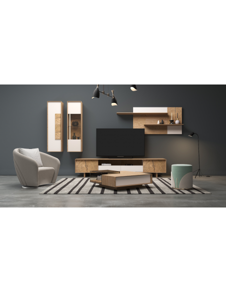 LAURENTZ - Composition TV ABX éclairage Leds x 