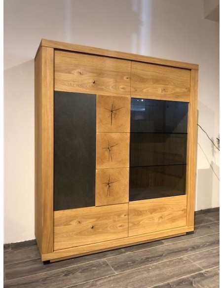 WATTEL - Vitrine 2 portes avec leds 