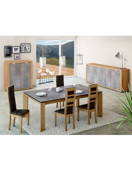 LECARON - Meuble d appuit avec éclairage led 