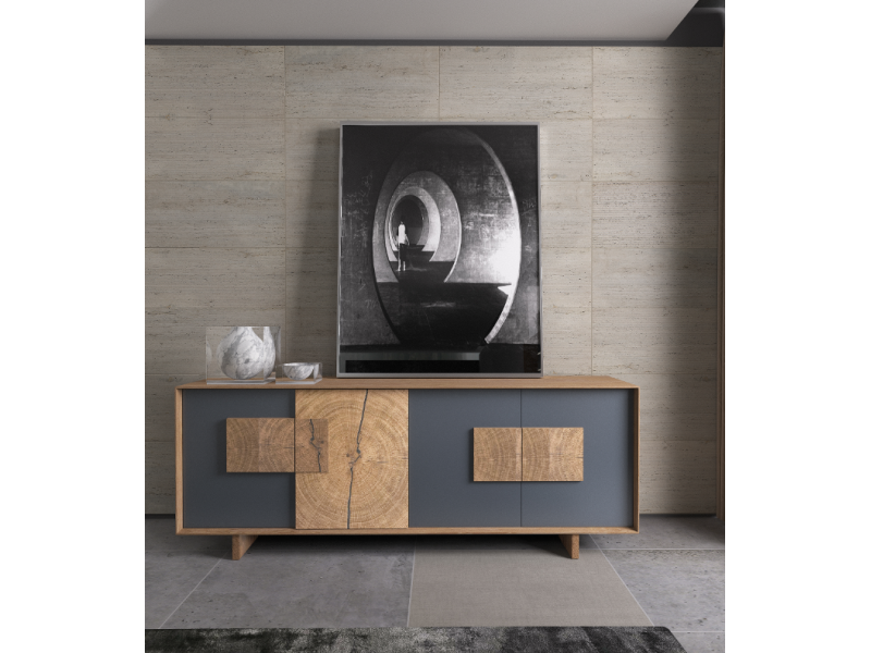 LAURENTZ - Buffet 4 portes avec tiroir 