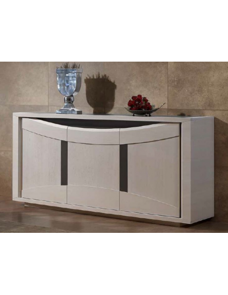SFERA - Enfilade 3 portes plateau céramique 